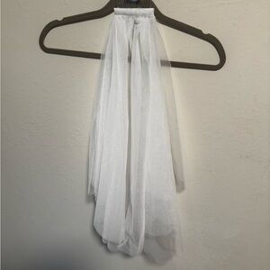 Elegant White Bridal Veil